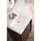 James Martin Vanities Alicante 24in Single Vanity, Mid-Century Acacia, Brushed Nickel w/ White Glossy Composite Stone Top E110V24MCABNKWG - alternate 3
